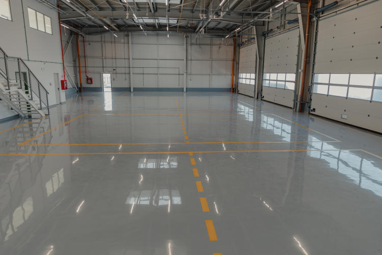 Floor coatings for factory