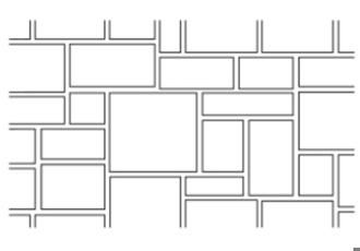 Ashlar Slate concrete stencil pattern