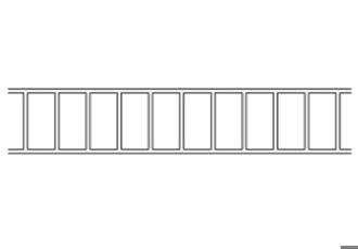 Brick Header concrete stencil pattern