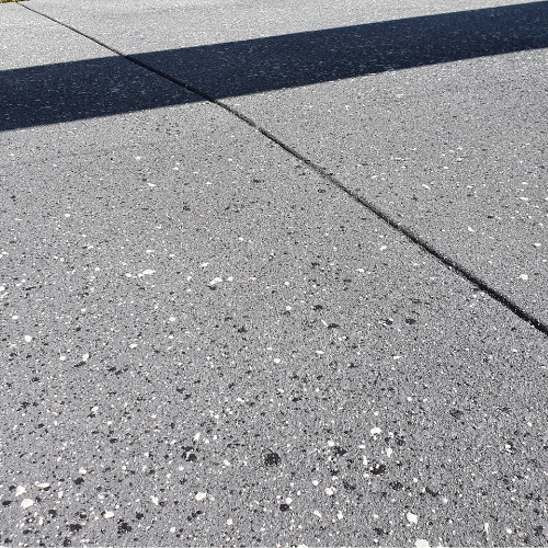 French grey concrete base with gunmetal and white flecks