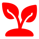 Plant with dollar sign representing lasting value