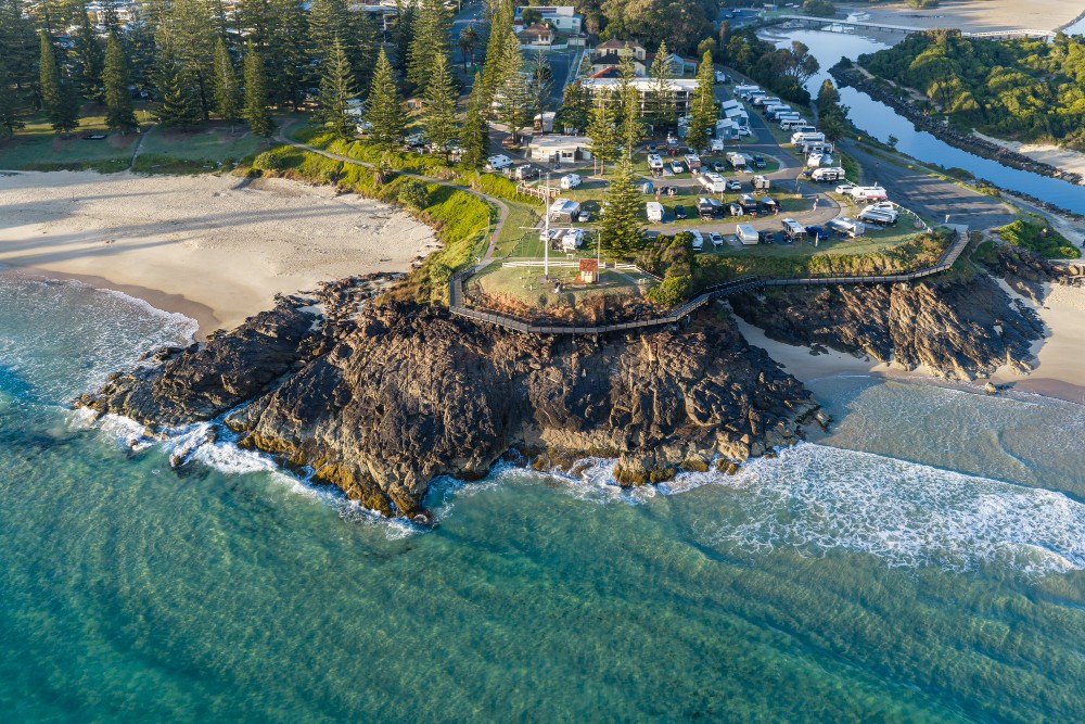 Cape Paterson, Victoria, Australia, featuring rugged coastal cliffs, sandy beaches, turquoise ocean waters, and scenic seaside landscapes along the Bass Coast.