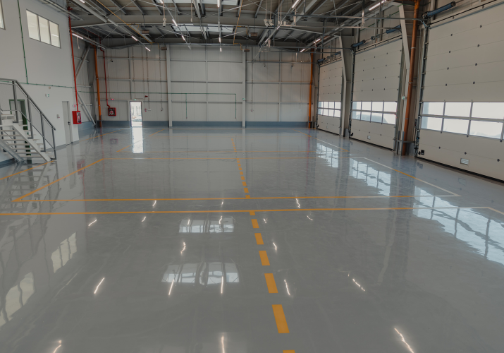 Floor coatings for factory